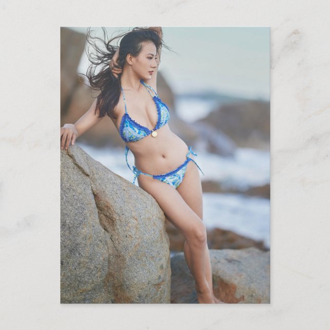 Cartão postal de biquíni (Frente)