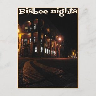 Cartão postal de Bisbee à noite