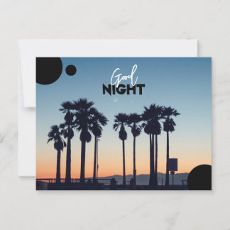 Cartão postal de Boa Noite