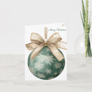 Cartão postal de Boas Festas de Natal festivo e el