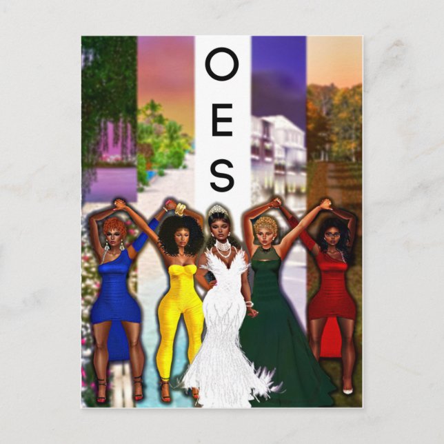 Cartão Postal de Boas-vindas em Branco OES (Frente)