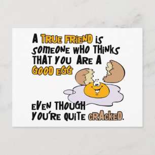 Cartão postal de bom ovo