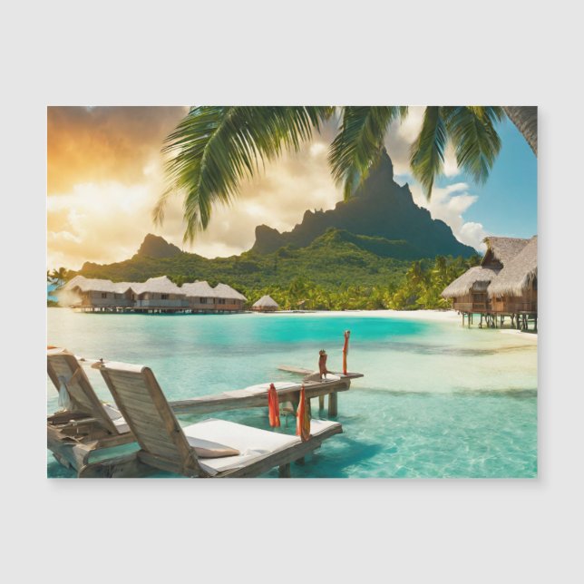 Cartão postal de Bora Bora (Bora Bora d) (Frente)