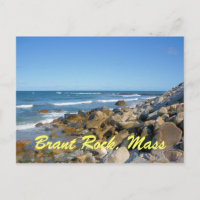 Cartão postal de Brant Rock Massachusetts