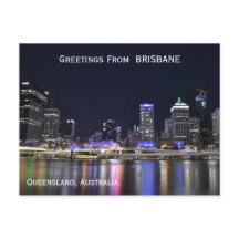 Cartão postal de Brisbane Austrália