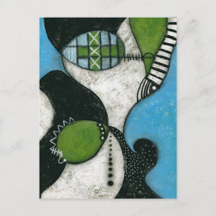 Cartão Postal de Cachecol de Inverno