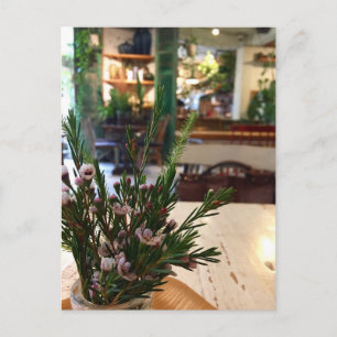 Cartão postal de café coreano