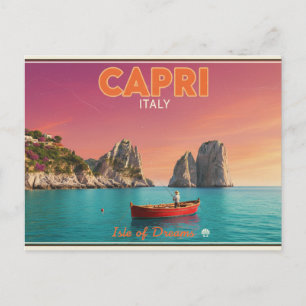 Cartão postal de Capri, Itália
