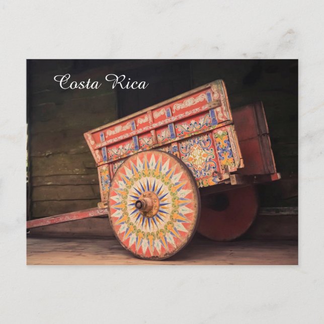Cartão postal de Carrinho Costa Rica Ox (Frente)