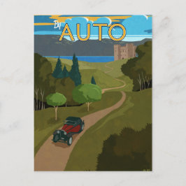 Cartão Postal De carro