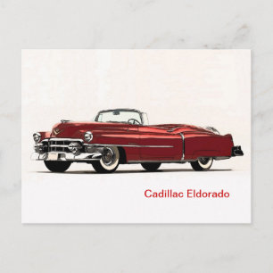 Cartão postal de carros vintage