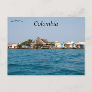 Cartão postal de Cartagena Colômbia