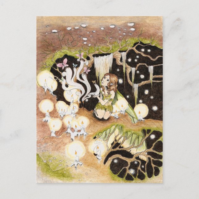 Cartão Postal De "cartão collectible da sabedoria Shamanic" (Frente)