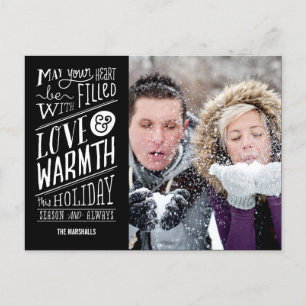 Cartão-postal de Cartão com fotos de Férias de Amo