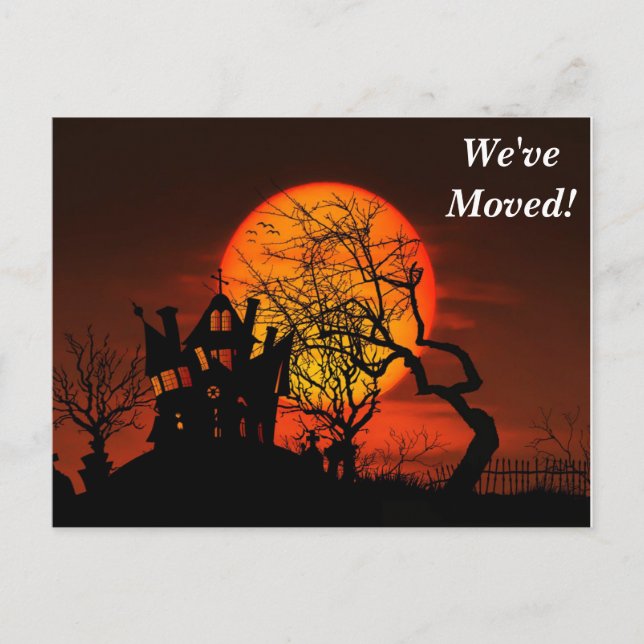 Cartão postal de casa antiga que mudou de endereço (Frente)