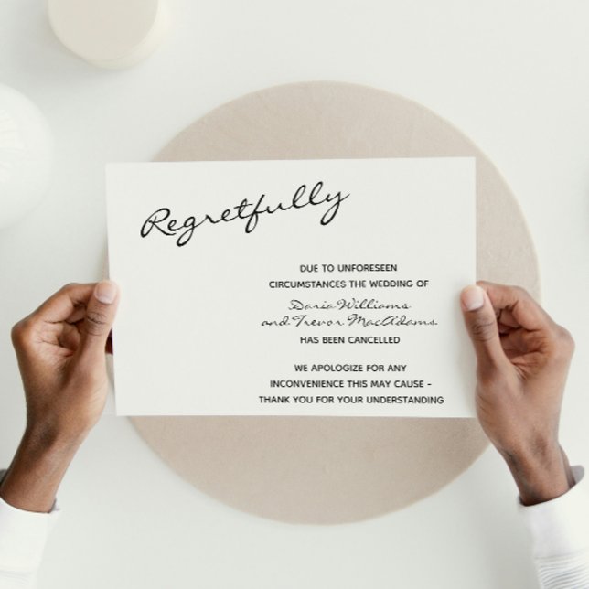 Cartão Postal de Casamento Cancelado (Criador carregado)