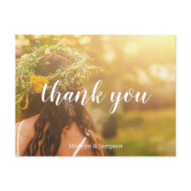 cartão postal de casamento jardim de limão amarelo