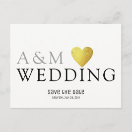 cartão postal de casamento para um convite Salvar 