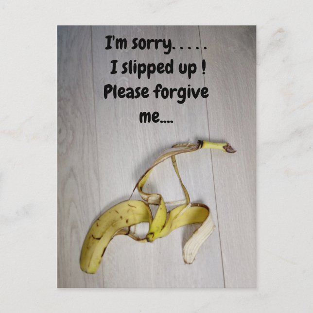 Cartão postal de casca de banana (Frente)