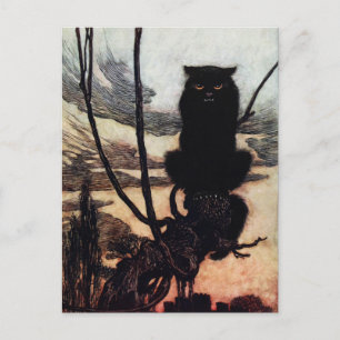 Cartão postal de Cat Vintage