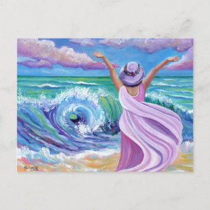 Cartão postal de celebração do oceano