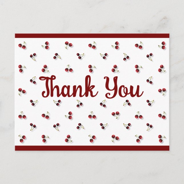 Cartão Postal de Cerejas (Frente)