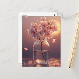 Cartão Postal de Cerejeira em Flor - Sakura Elegan