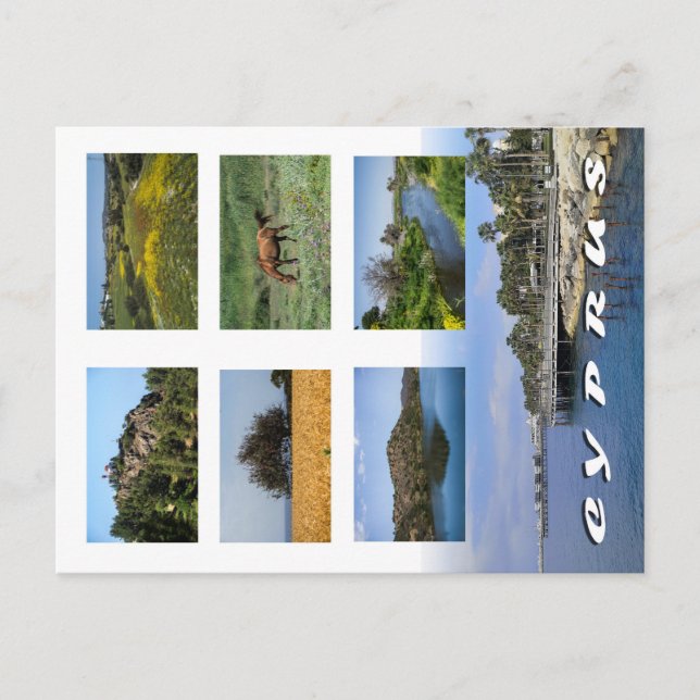 Cartão postal de Chipre (Frente)