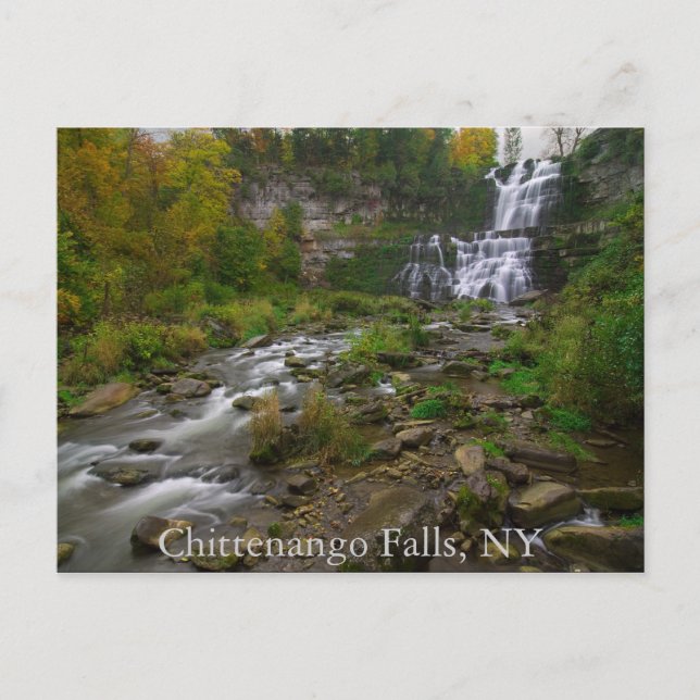 Cartão postal de Chittenango Falls (Frente)