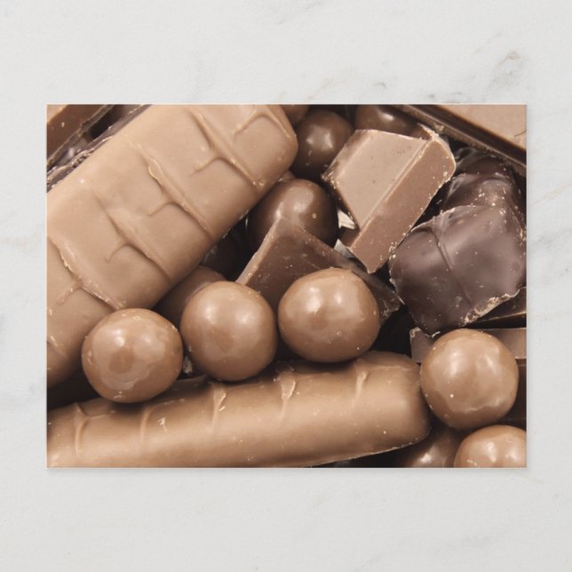 Cartão Postal de Chocolate (Frente)