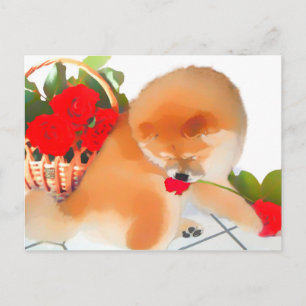 Cartão postal de chow do RENY heARTdog