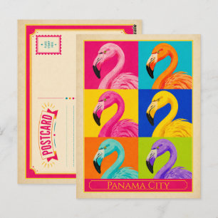 Cartão Postal de Cidade do Panamá Flórida Flamingo
