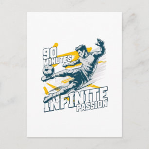 Cartão Postal de Citação da Paixão do Futebol 90 M
