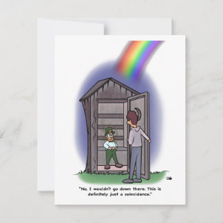 Cartão postal de coincidência