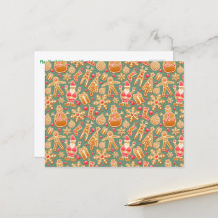 Cartão postal de Colagem de Natal