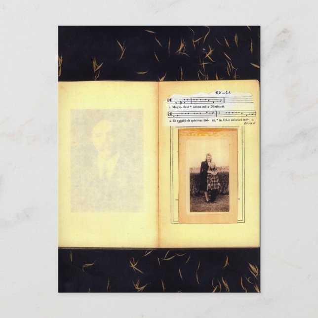 Cartão postal de Colagem Vintage (Frente)