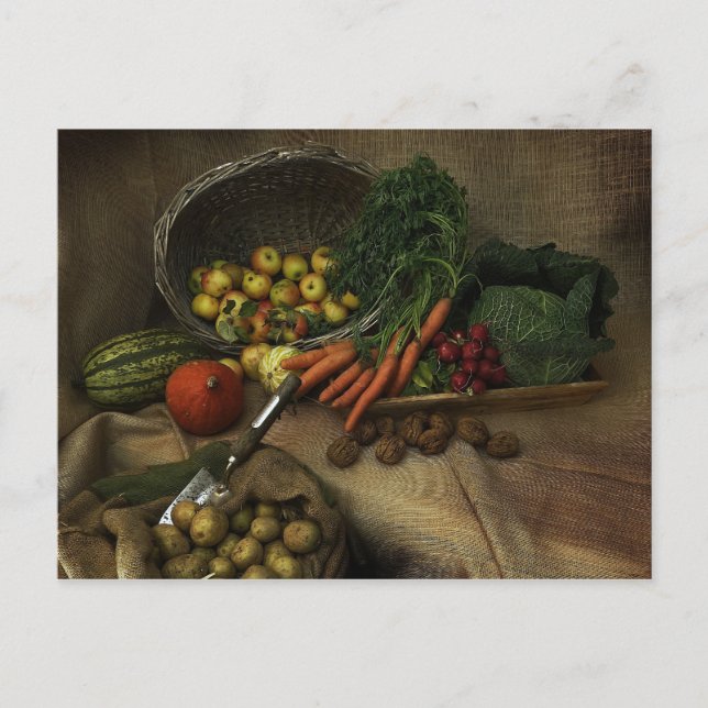 cartão postal de colheita (Frente)