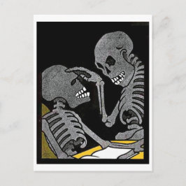 Cartão postal de colheita de enfermidade