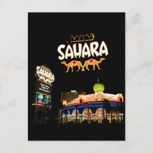 Cartão postal de compilação do Sahara Las Vegas