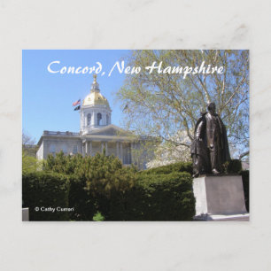 Cartão postal de Concord, New Hampshire