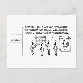 Cartão Postal de Confusão de Feriado