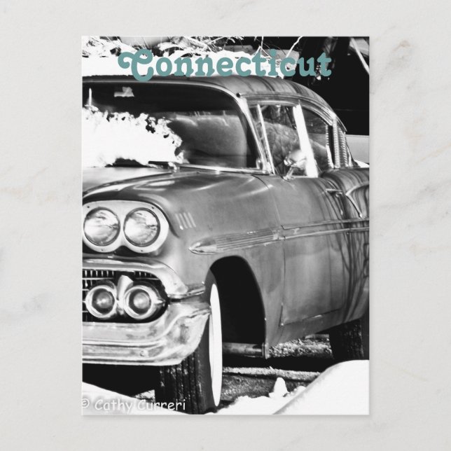 Cartão Postal de Connecticut (Frente)