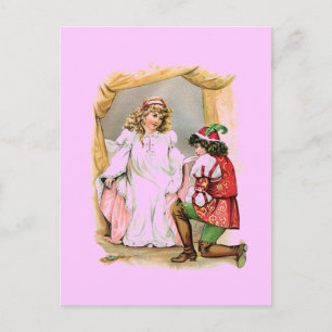 cartão postal de conto de fadas