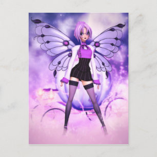 Cartão Postal de Contos de Fadas Fantasiosos