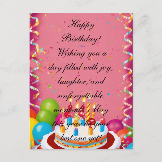 Cartão Postal de Convite (Frente)