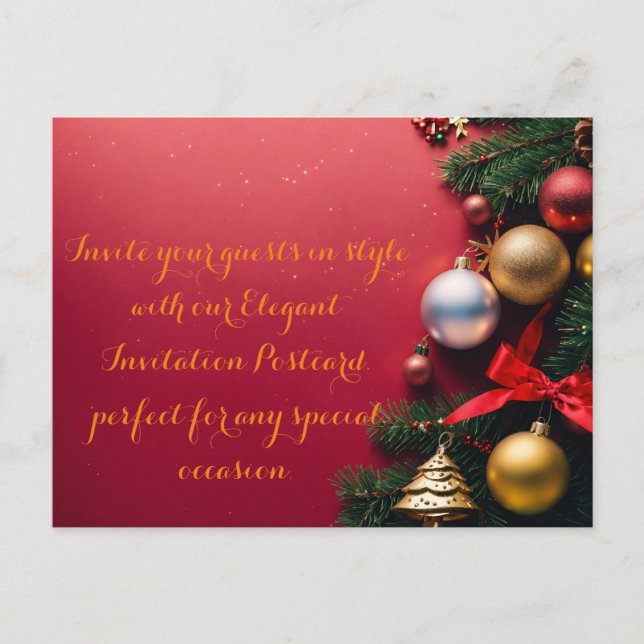 Cartão Postal de Convite (Frente)