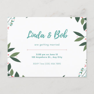 Cartão Postal de Convite