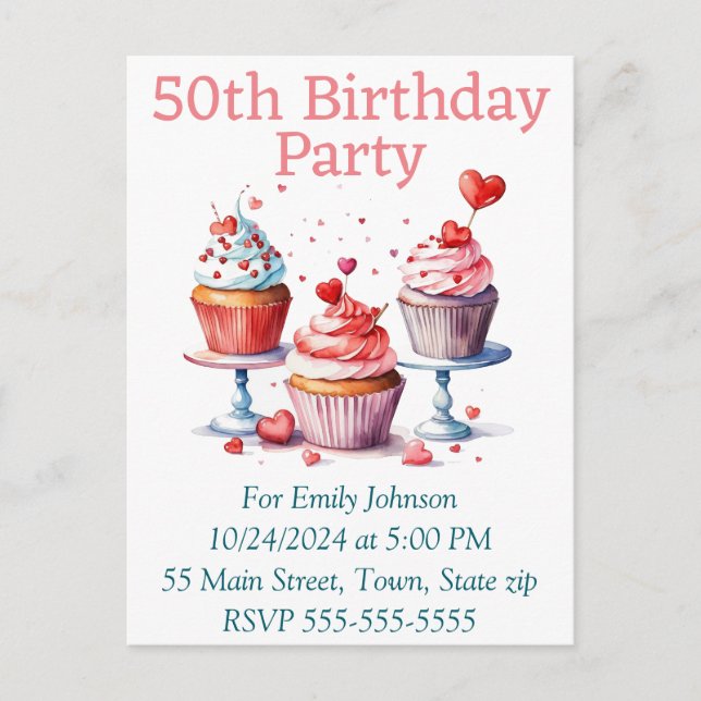 Cartão postal de convite (Frente)