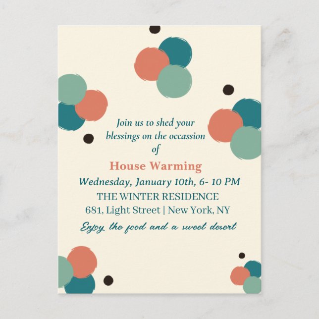 Cartão Postal de Convite (Frente)