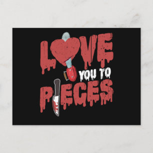 Cartão Postal De Convite 10.Filme Horror Te Ama A Pedaços De Corrente Do Co